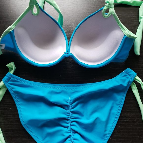 Beautiful New Push-Up Scrunch Back Bikini. - Picture 3 of 5